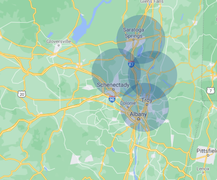 service areas map