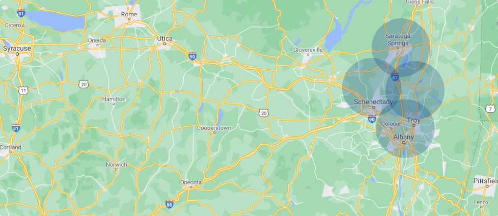 service areas map